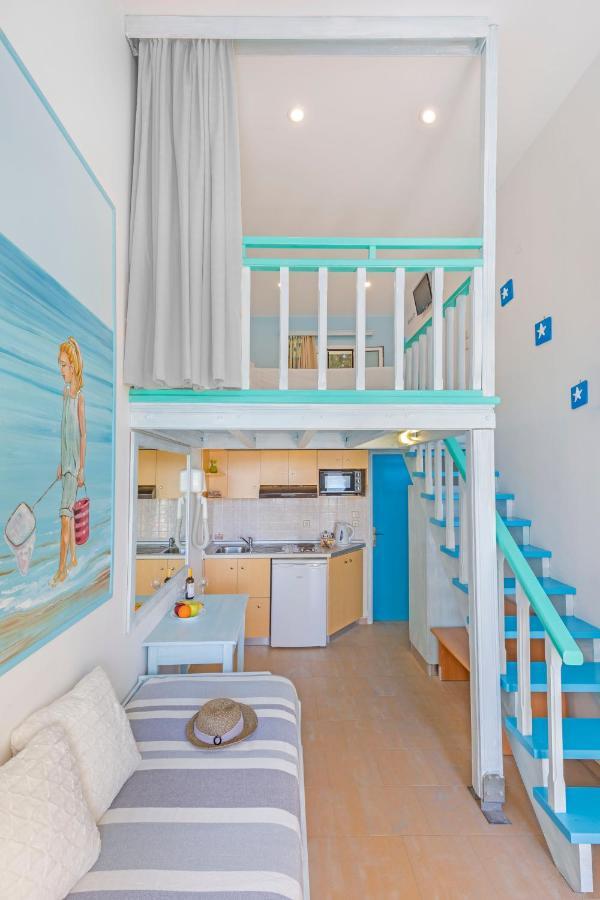Haraki Mare Studios Beach Front Charaki Exterior foto